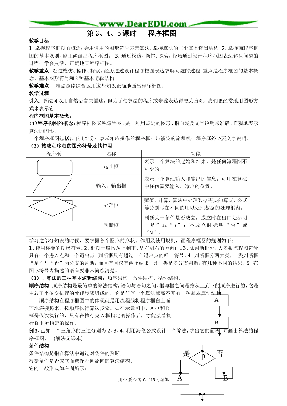 第3、4、5课时   程序框图_第1页