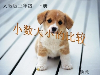 三年级(下)小数大小的比较(用)