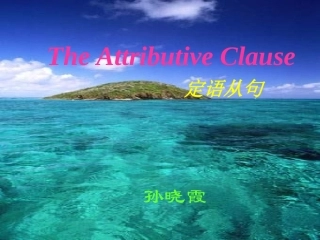 初三定语从句PPT课件