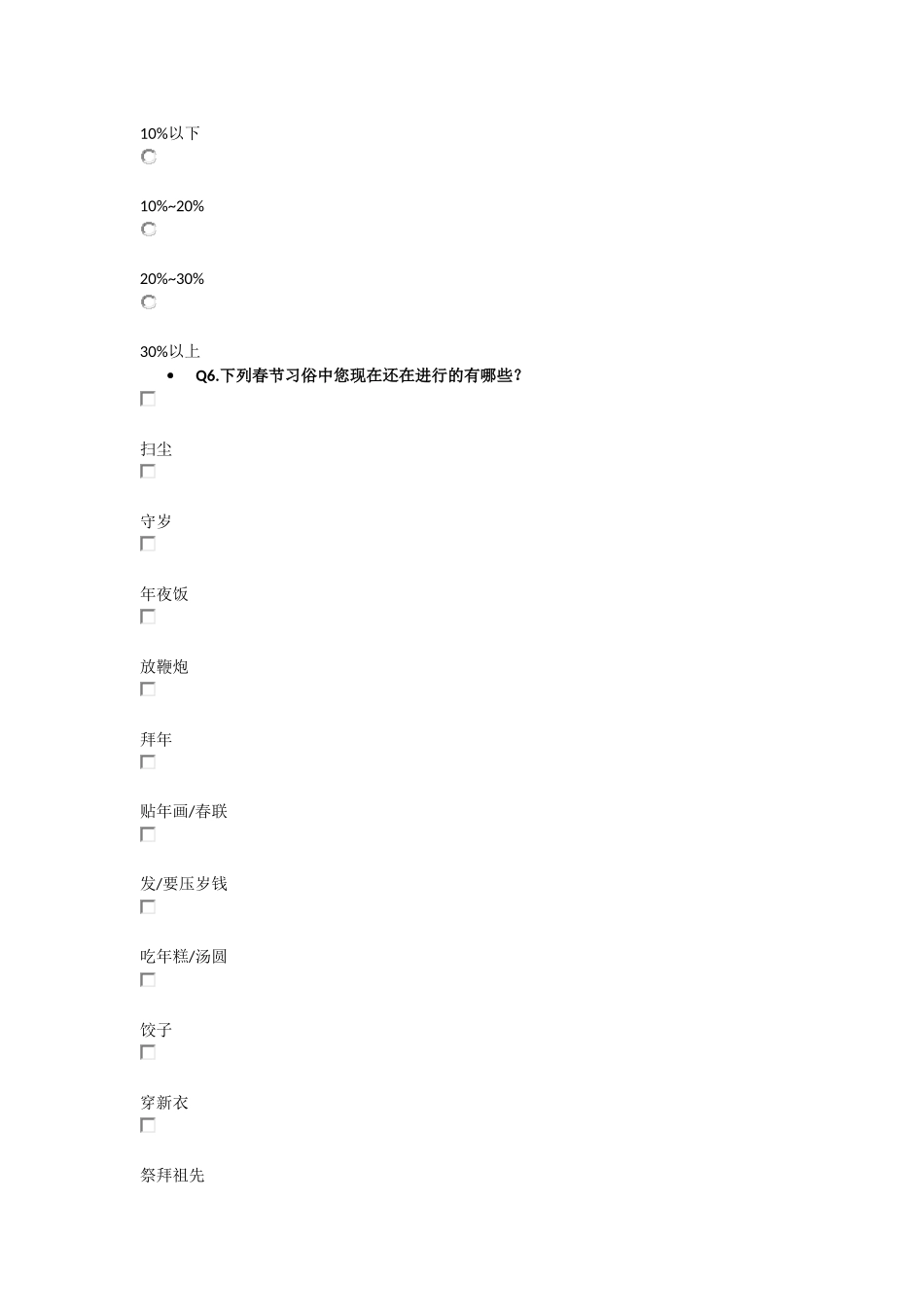 关于如何过春节的问卷调查_第2页