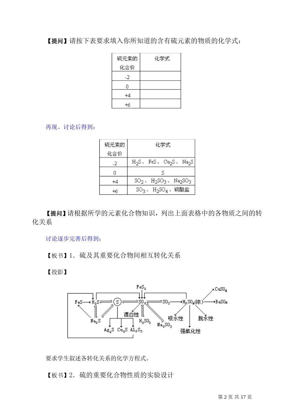 2007年高考化学复习教案氧族元素 人教版_第2页