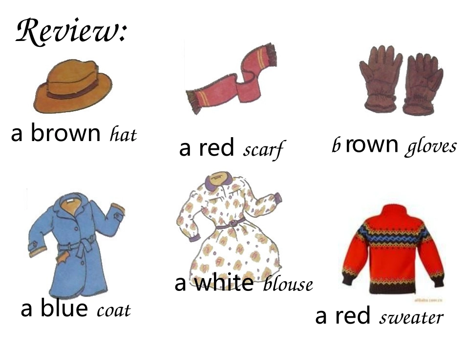 四年级英语第一课时课件_第2页