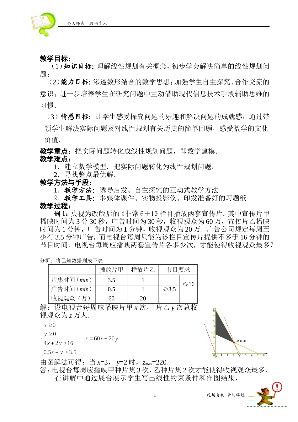线性规划教案---吕晓培_第2页