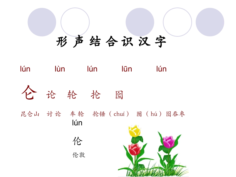 识字一_形声结合识汉字_第3页