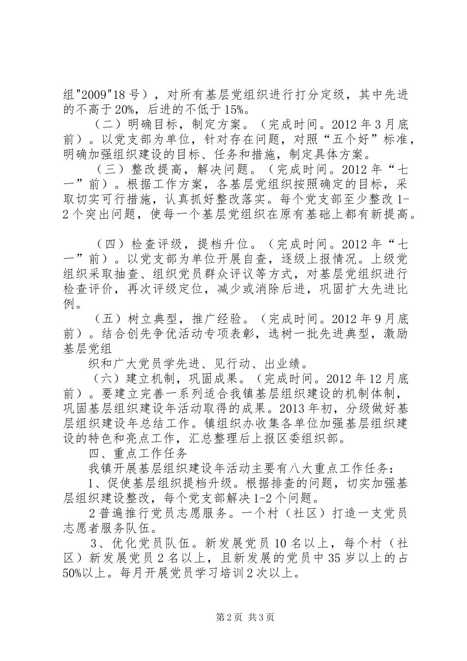 “基层组织规范化建设提升年”动员大会上的讲话发言_第2页