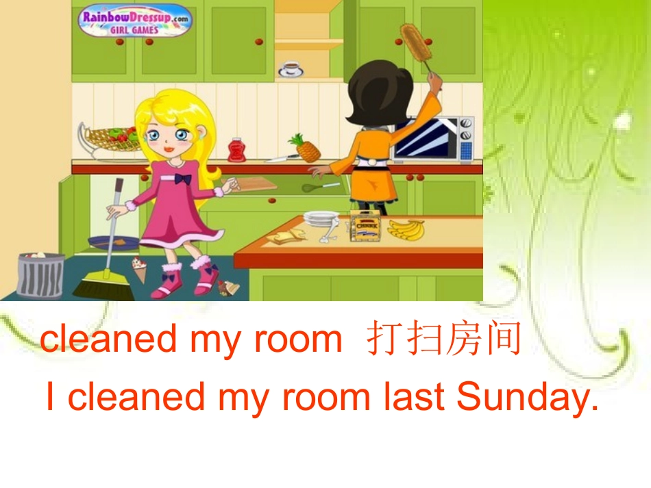 六年级英语下册第三单元PartA_第3页