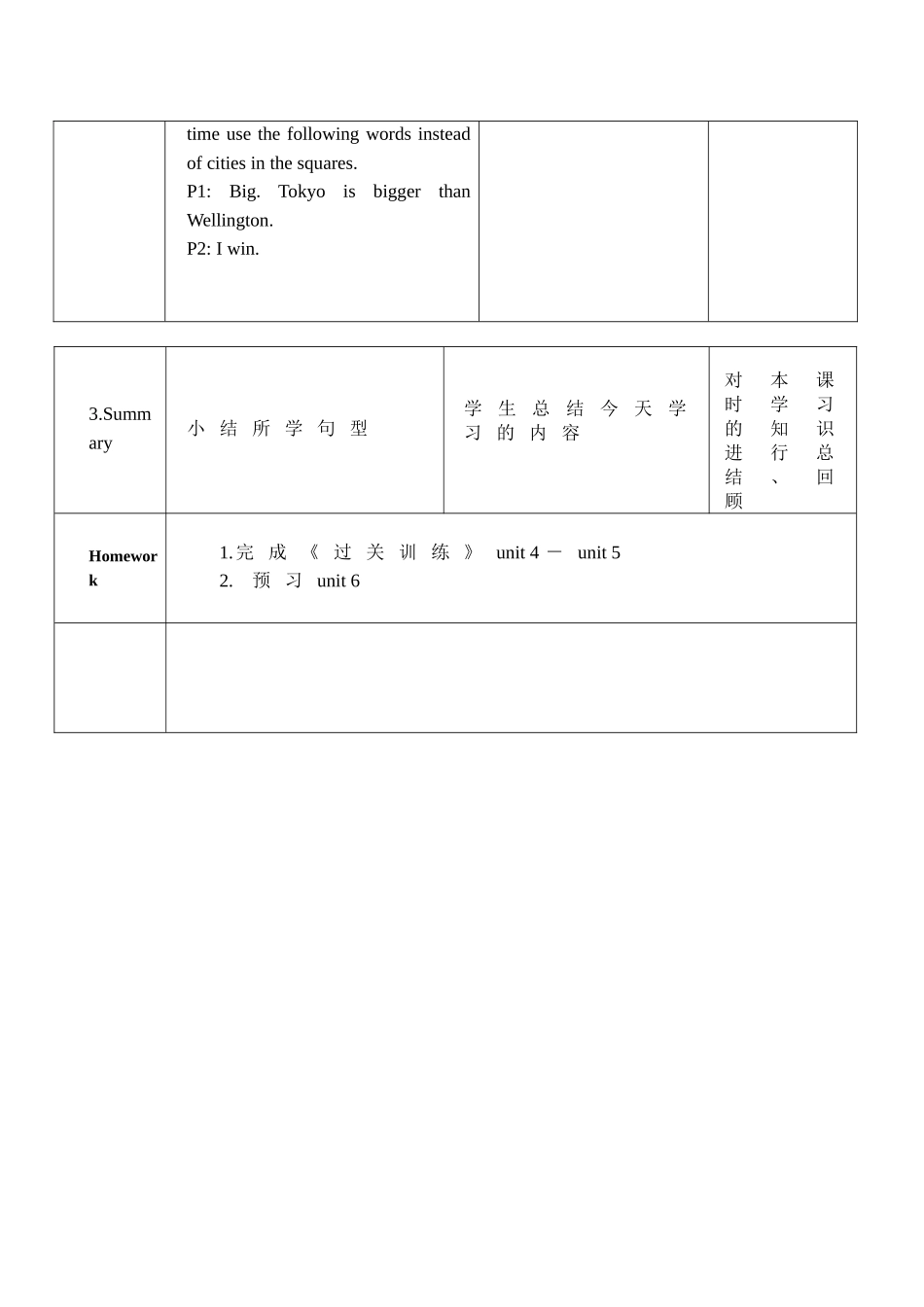 六年级上册Module2period6教案_第3页