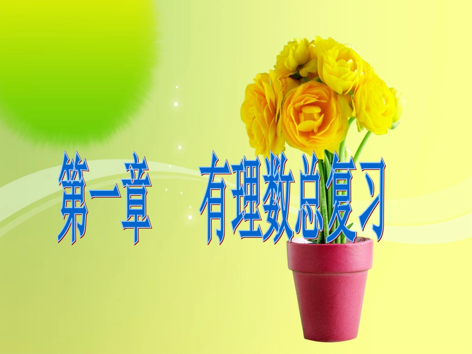 有理数小结与复习(一)_第1页