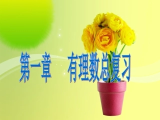 有理数小结与复习(一)