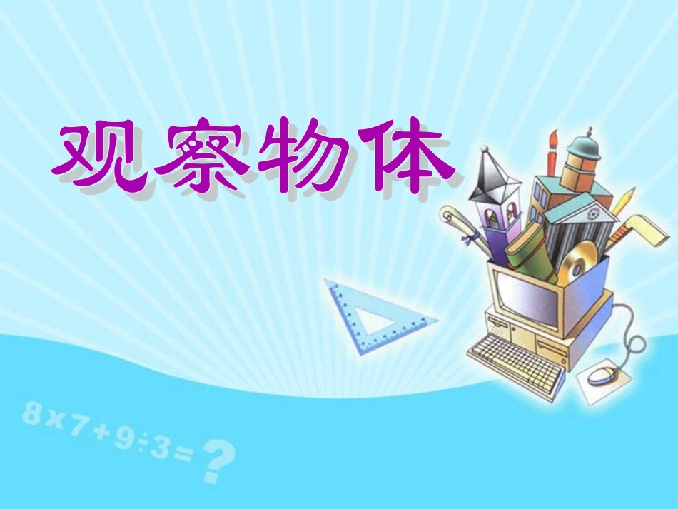 观察物体 (4)_第1页