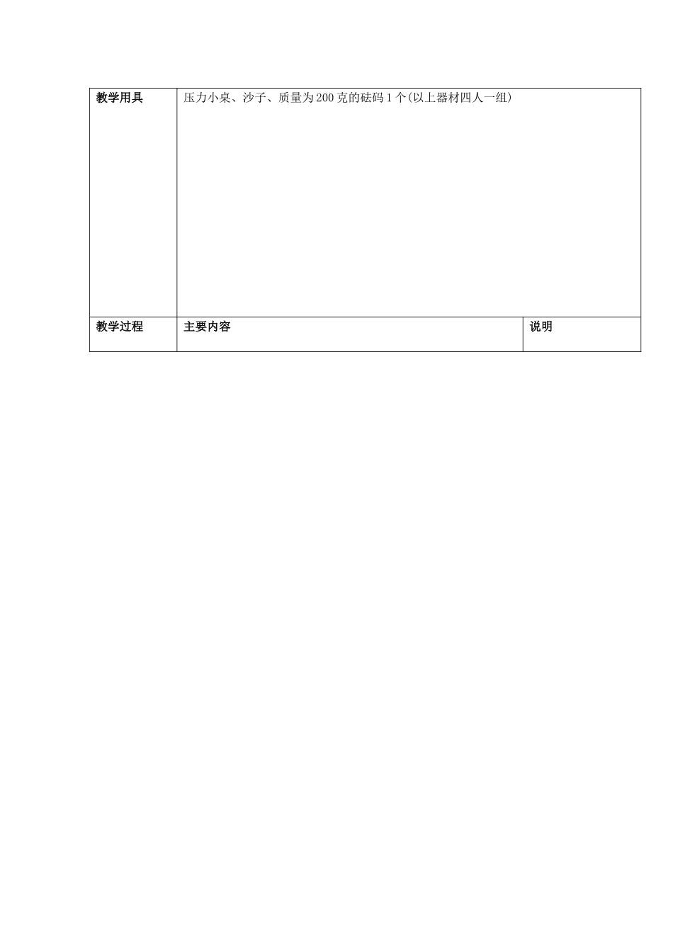 辽宁省大连市一二一中学九年级物理《压强》教学设计 人教新课标版_第2页