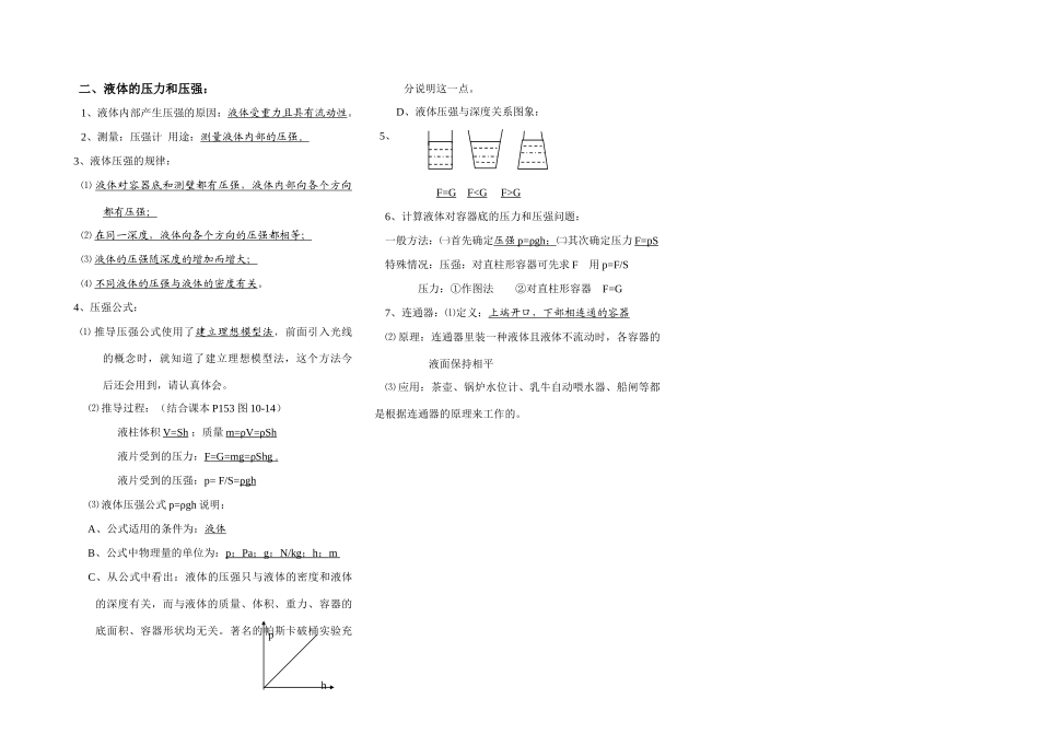 第十章《压力和压强》复习提纲_第2页