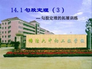 初二下勾股定理课件(3)