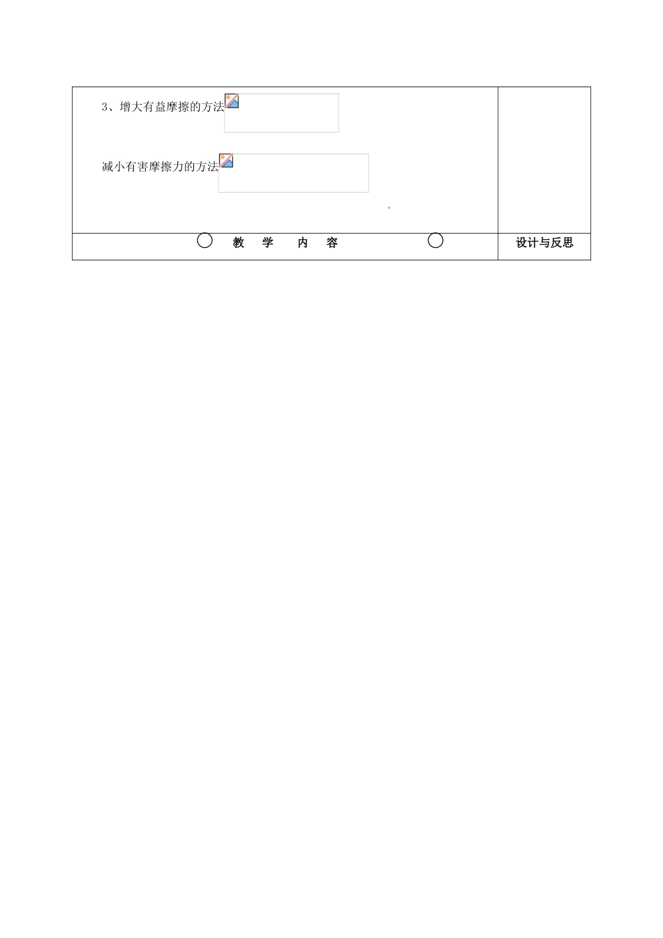 福建省厦门市集美区灌口中学八年级物理全册 第六章 熟悉而陌生的力 第五节《科学探究：摩擦力》教案 （新版）沪科版_第2页