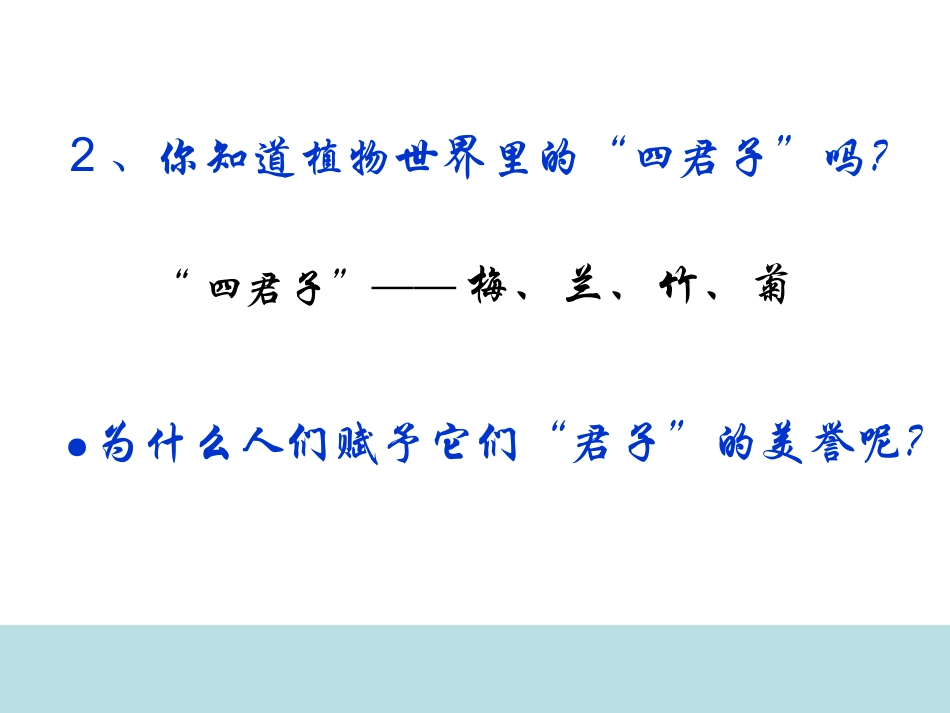 梅兰竹菊“四君子”_第3页