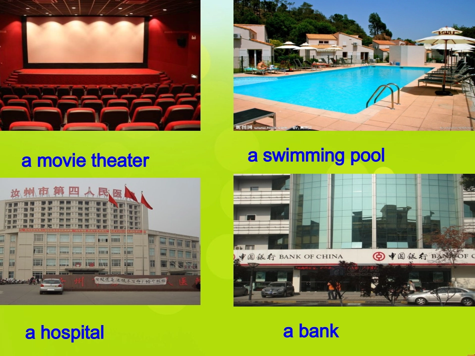 2014开心英语四年级下Unit_3_Bank_or_Beach_课件_第2页