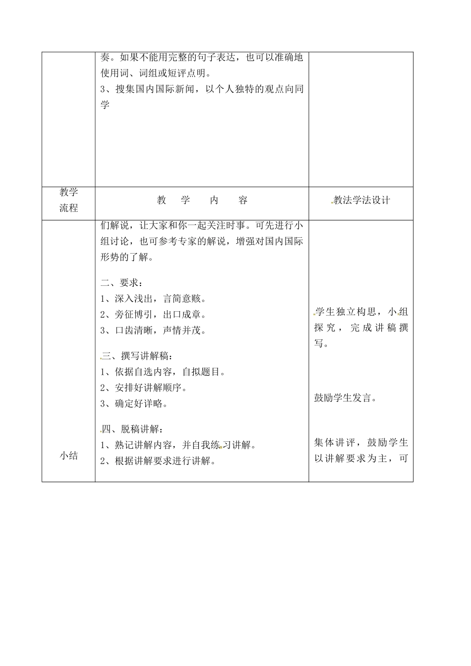 吉林省长春市九年级语文上册 口语交际一 讲解（1－2）教案 长春版-长春版初中九年级上册语文教案_第2页