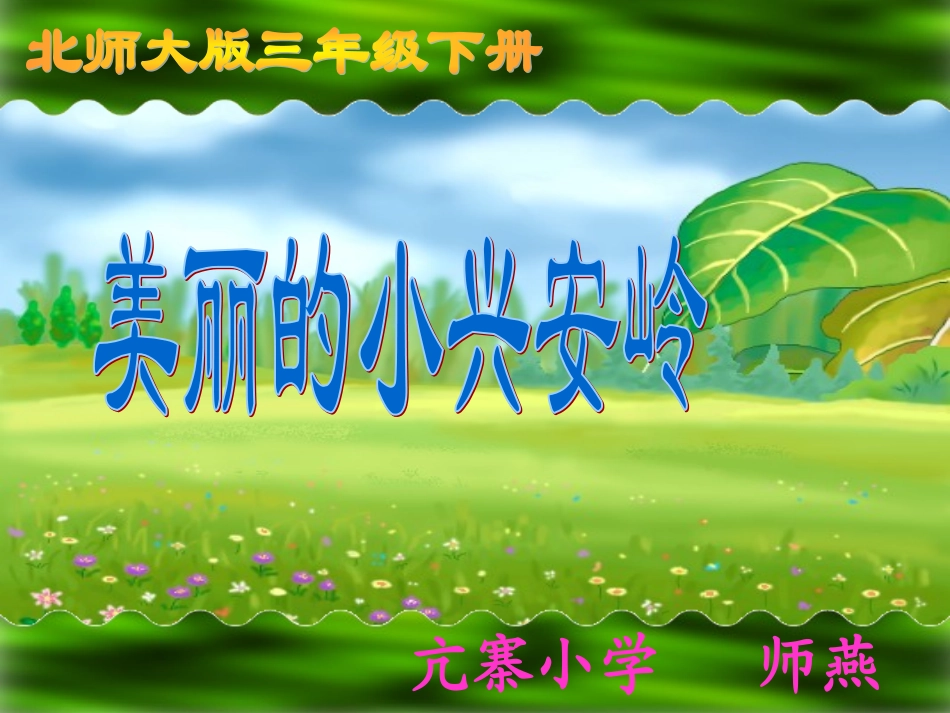 美丽的小兴安岭课件1(1)_第1页
