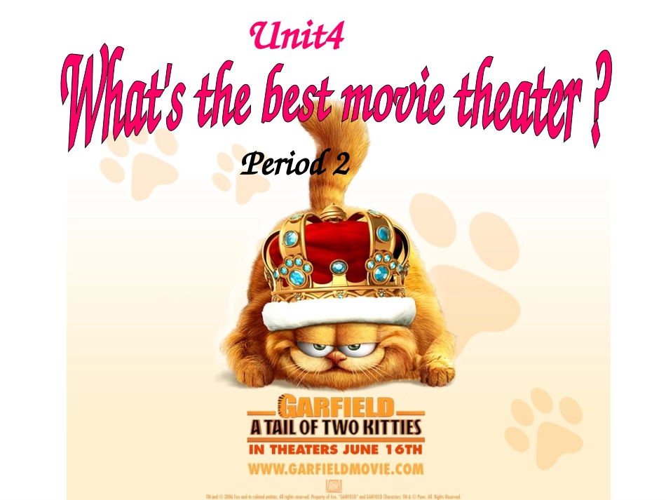 八上课件Unit+4+What’s+the+best+movie+theater_第1页