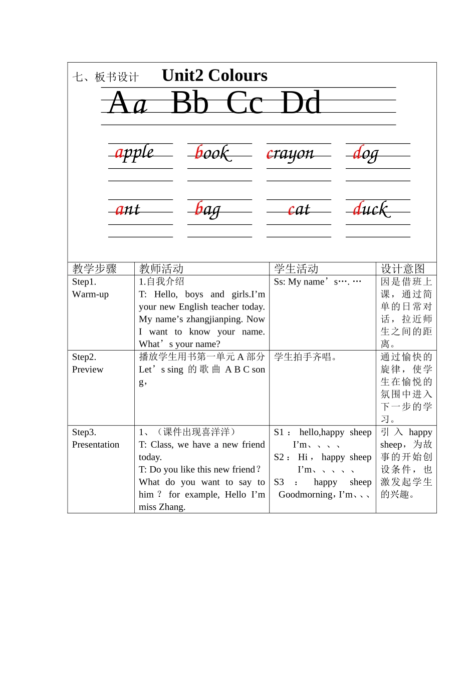 PEP小学英语三年级上册Unit2_第2页