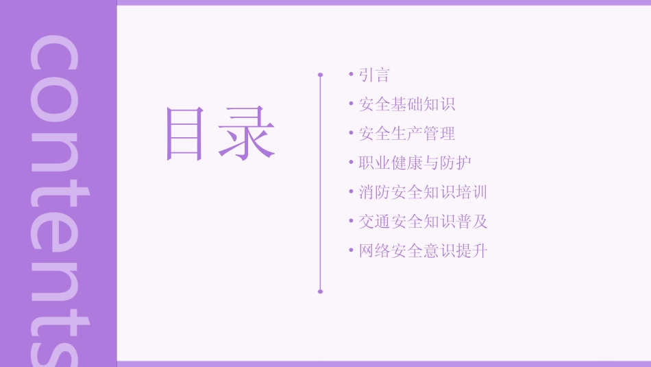 2024版安全教育培训课件(PPT2)大纲 _第2页