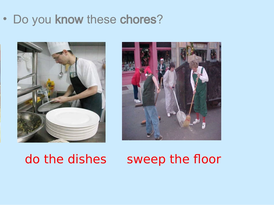 人教新版八年级英语下册Unit+3+Could+you+please+clean+your+room+the+First+period+课件+_第2页