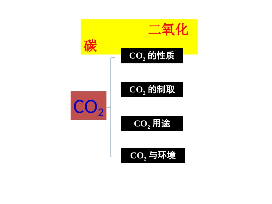 二氧化碳专题复习_第1页