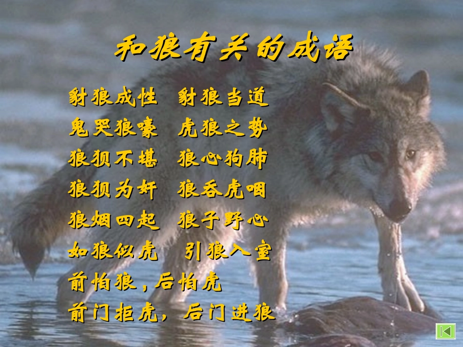 免费蒲松龄《狼》课件9_第2页