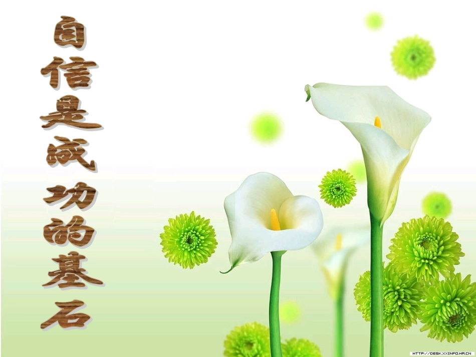 自信是成功的基石_第1页