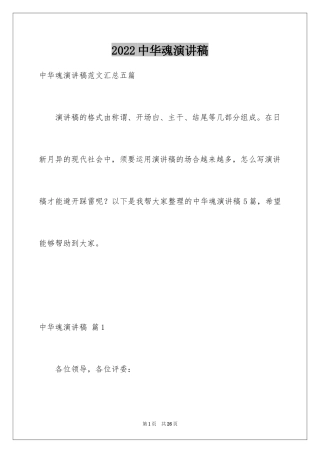 2024中华魂演讲稿_462