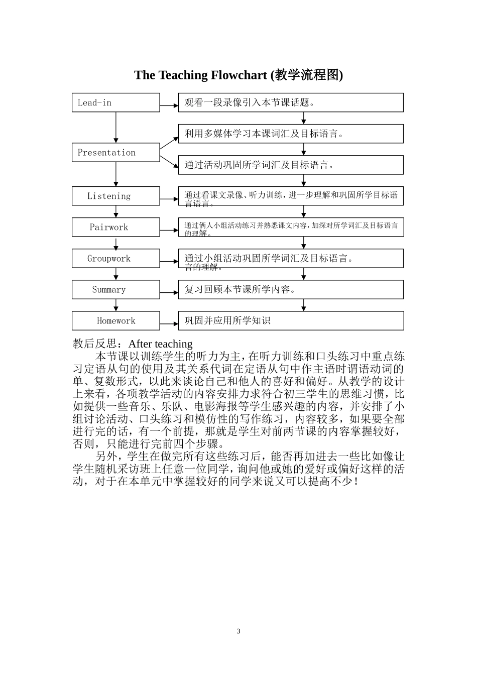 人教新目标版九年级Unit9，SectionB第一课时教学设计_第3页