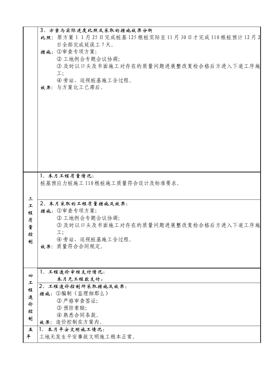 福建八方拓福仓储物流中心工程监理月报_第3页