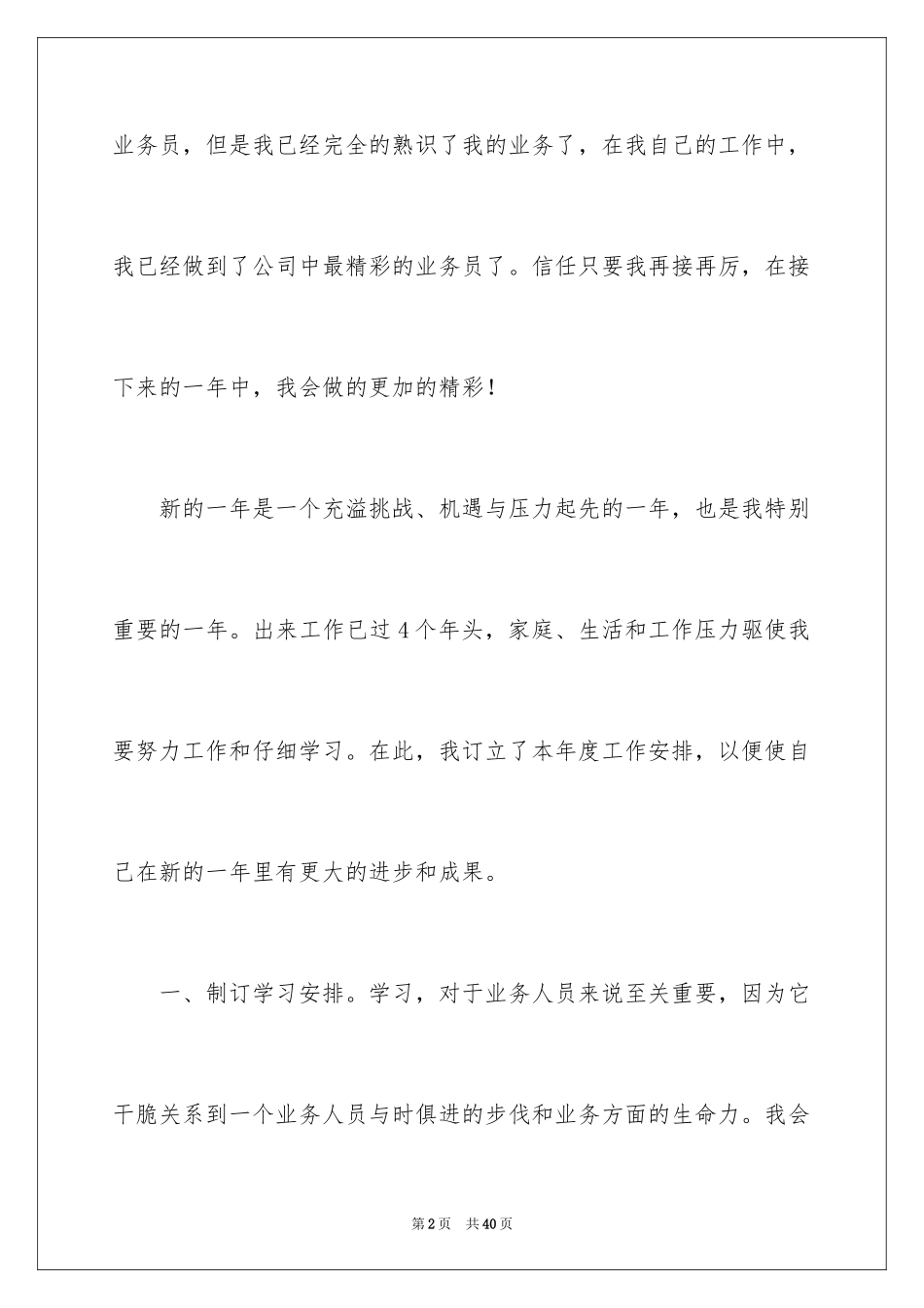 2024业务员工作计划_35_第2页