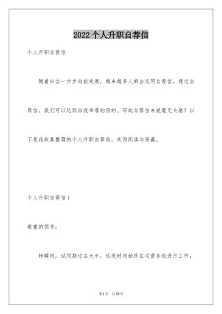 2024个人升职自荐信_1