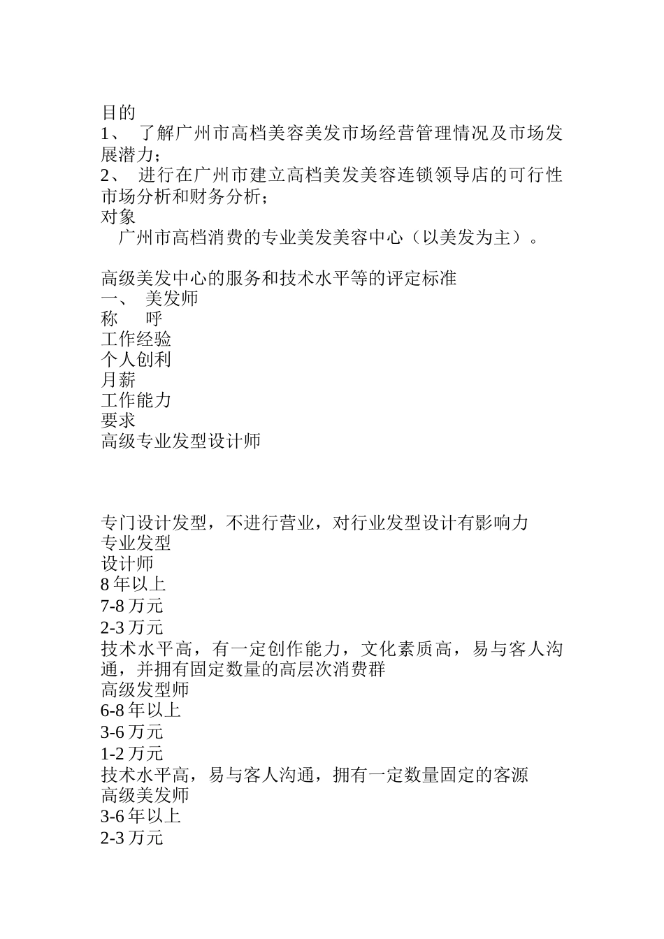 高级美容美发中心连锁领导店市场分析_第2页