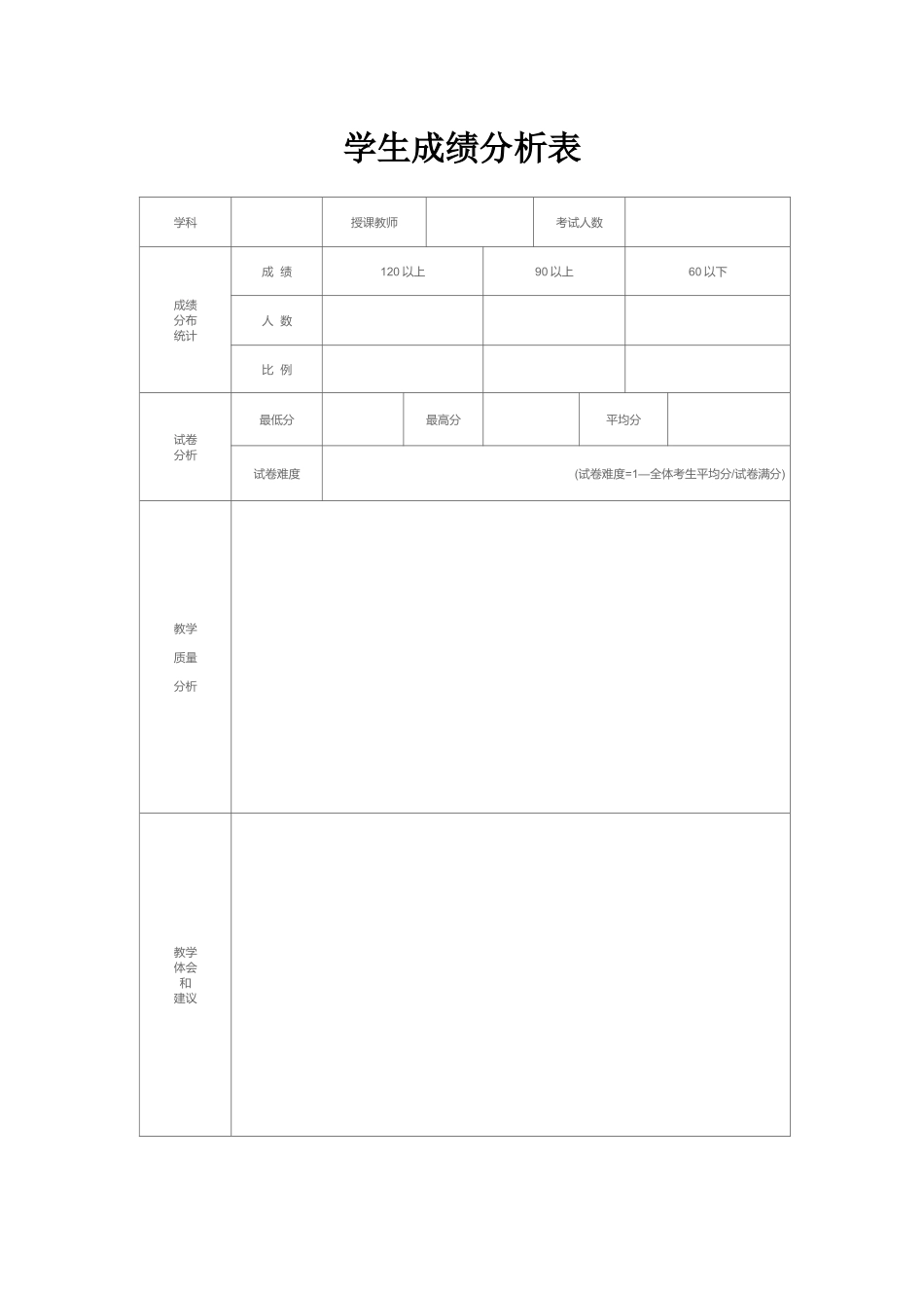 学生成绩分析表 (2)_第1页
