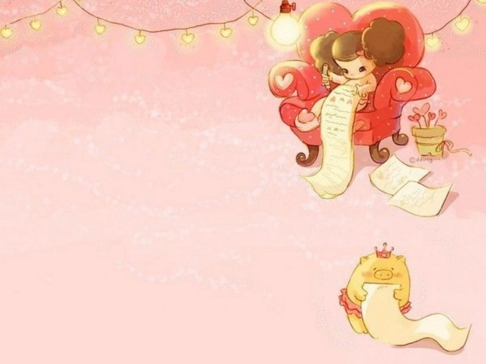 小清新背景PPT模板_第2页