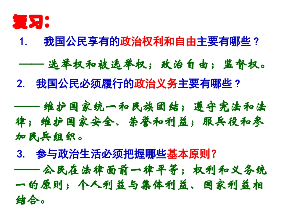 政治生活：积极参与重在实践1_第1页