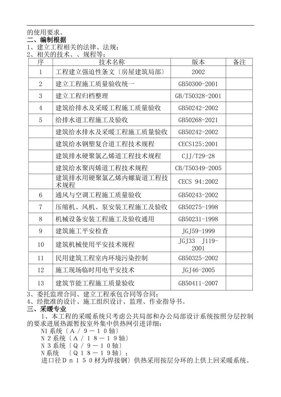 给排水、暖通、消防专业监理实施细则_第2页