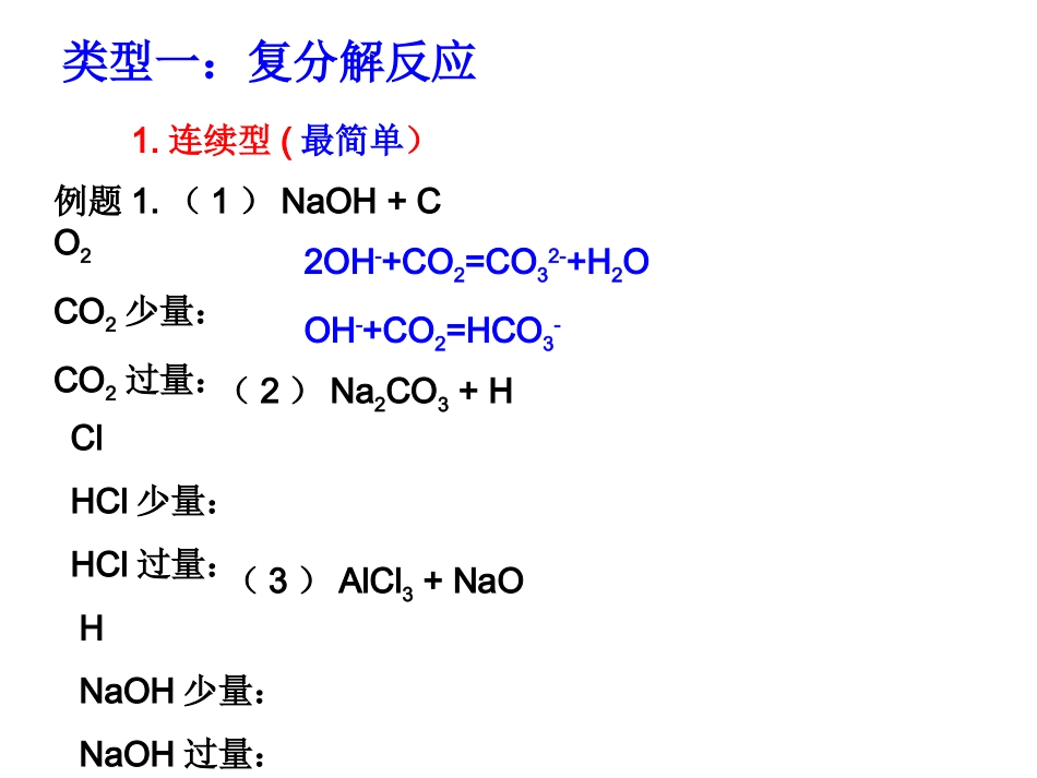 与量有关的离子方程式的书写_第2页