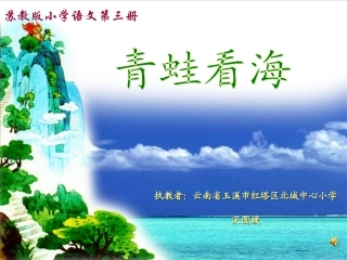 《青蛙看海》课件3宋圆媛