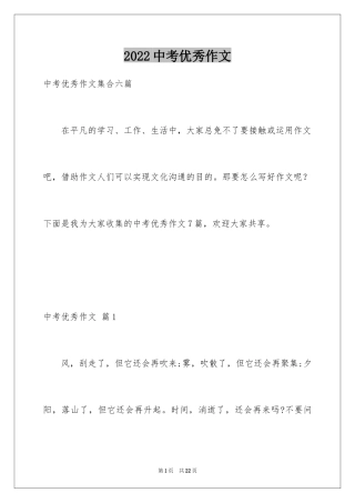 2024中考优秀作文_2