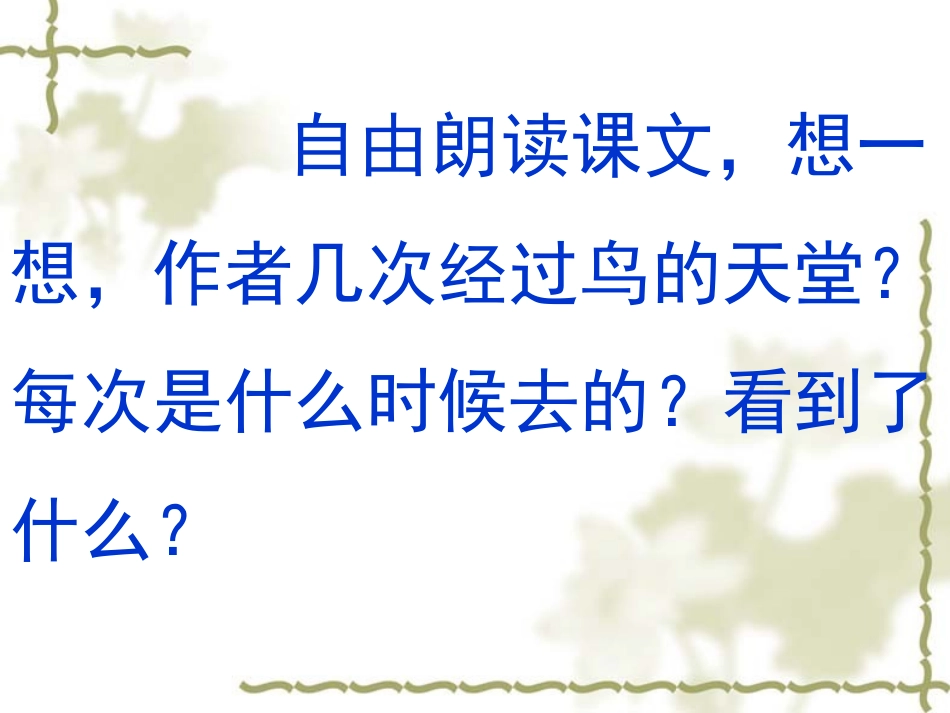 鸟的天堂课件_第2页