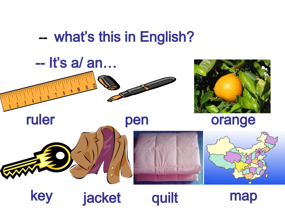 人教版七年级英语上预备篇Unit2_第2页