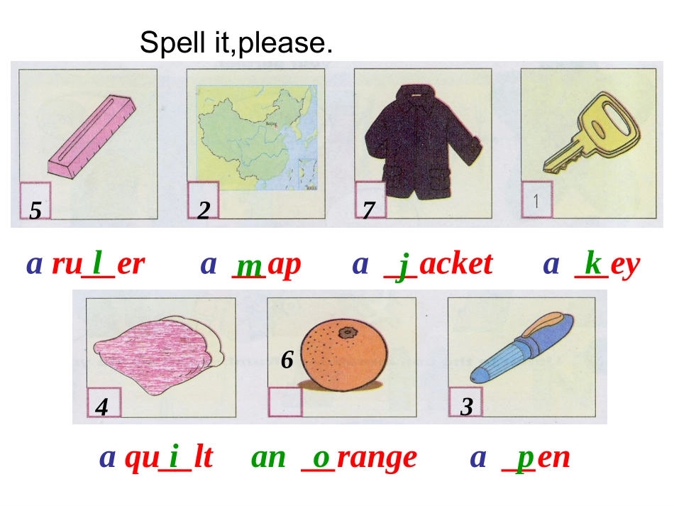 人教版七年级英语上预备篇Unit2_第3页