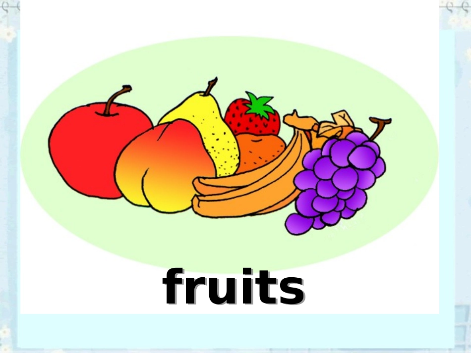 新版三年级英语下册课件_Unit4_Do_you_like_pears_A_LET‘S_LEARN_第2页