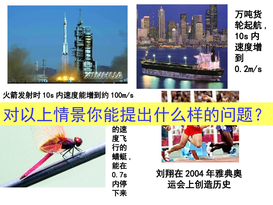 高一物理必修一加速度课件_第3页