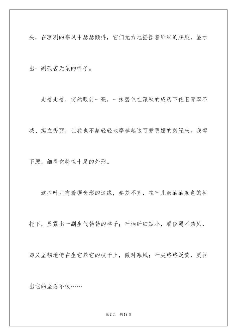 2024冬青作文300字_107_第2页