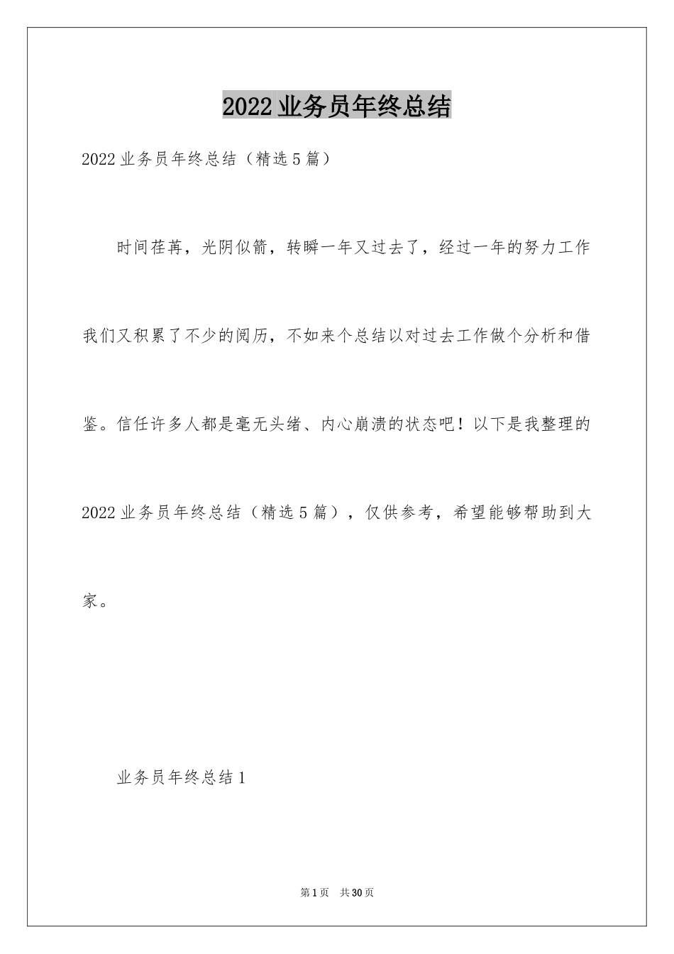 2024业务员年终总结_2_第1页