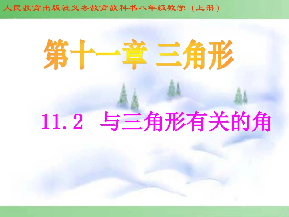 与三角形有关的角_第1页